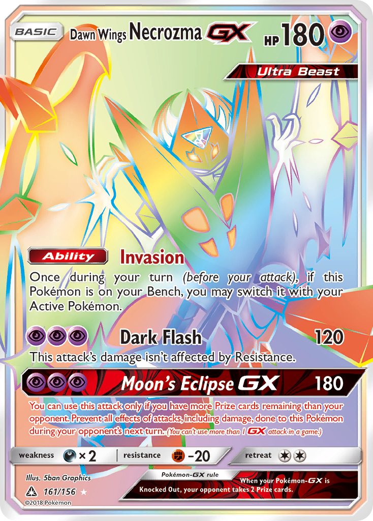 Dawn Wings Necrozma GX (161/156) [Sun & Moon: Ultra Prism] | RetroPlay Games