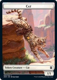 Cat // Insect Double-sided Token [Zendikar Rising Tokens] | RetroPlay Games