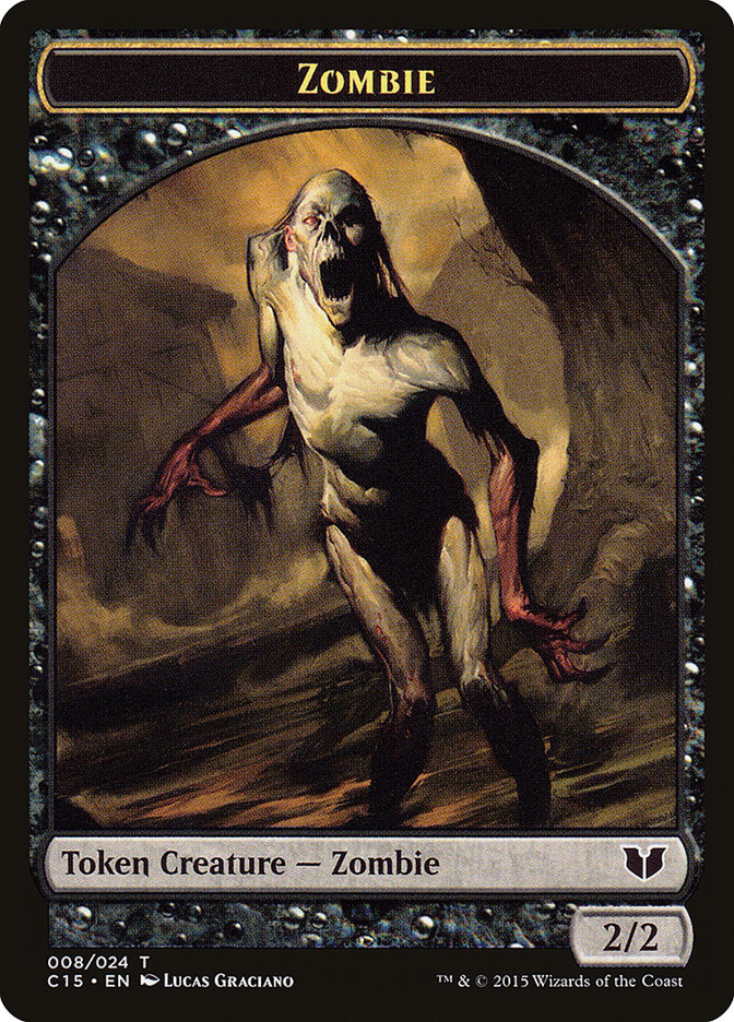 Germ // Zombie Double-Sided Token [Commander 2015 Tokens] | RetroPlay Games