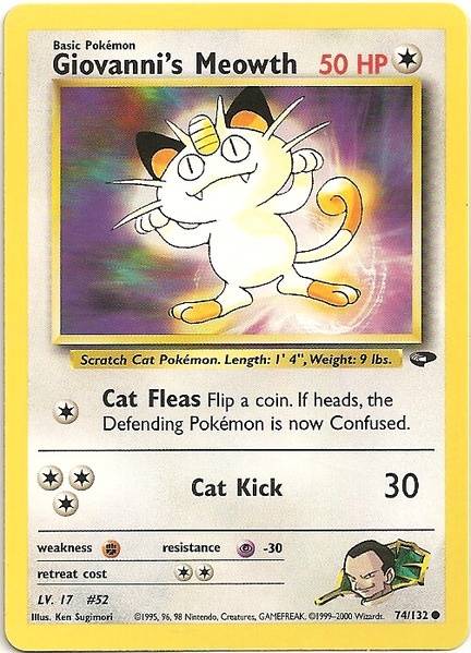 Giovanni's Meowth (74/132) [Gym Challenge Unlimited] | RetroPlay Games