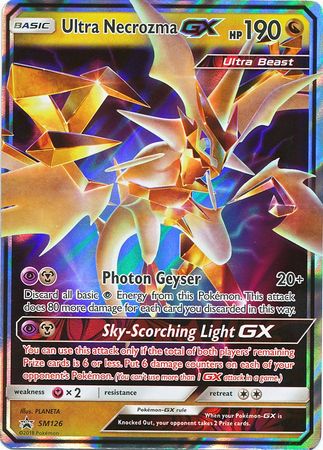 Ultra Necrozma GX (SM126) (Jumbo Card) [Sun & Moon: Black Star Promos] | RetroPlay Games