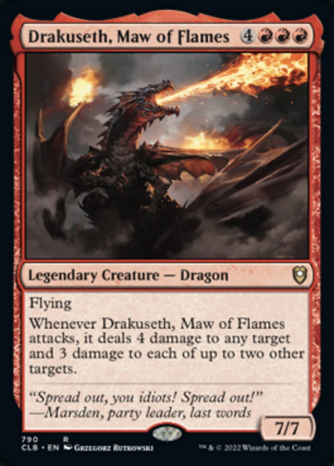 Drakuseth, Maw of Flames [Commander Legends: Battle for Baldur's Gate] | RetroPlay Games