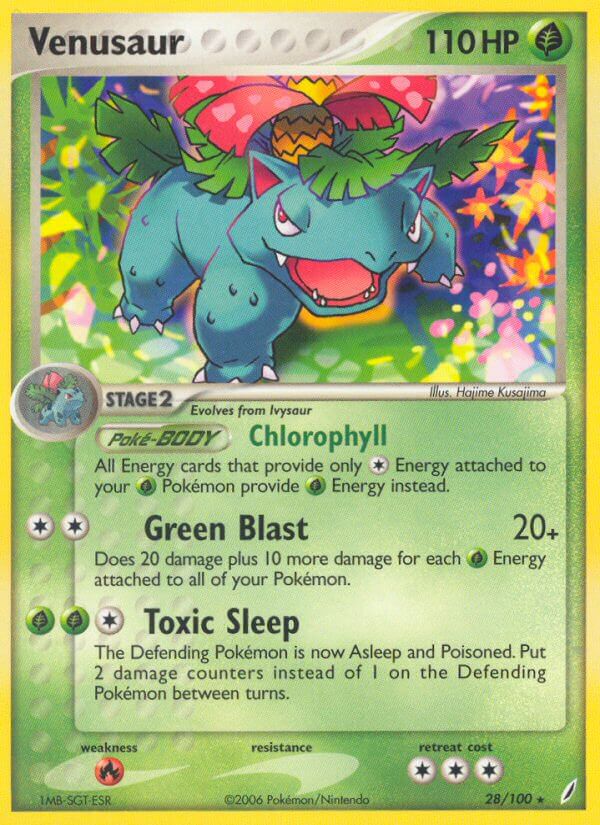 Venusaur (28/100) (Theme Deck Exclusive) [EX: Crystal Guardians] | RetroPlay Games