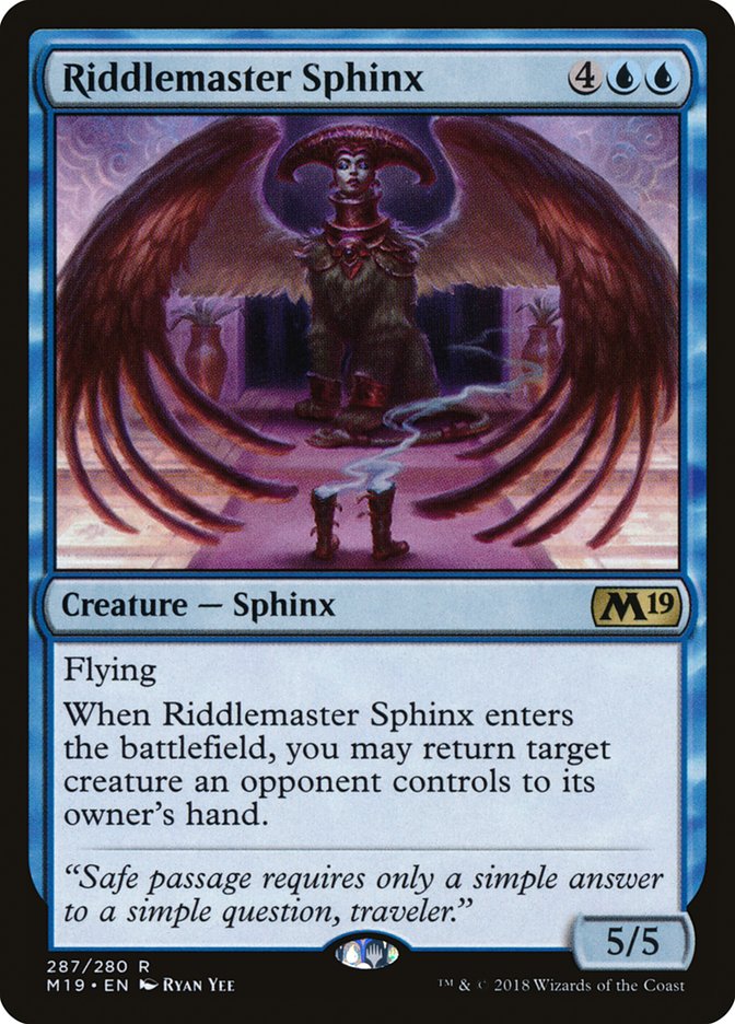 Riddlemaster Sphinx [Core Set 2019] | RetroPlay Games