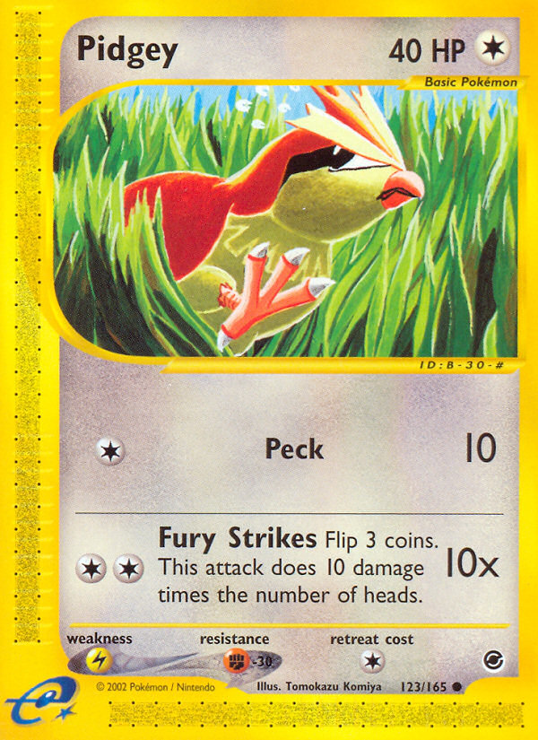 Pidgey (123/165) [Expedition: Base Set] | RetroPlay Games