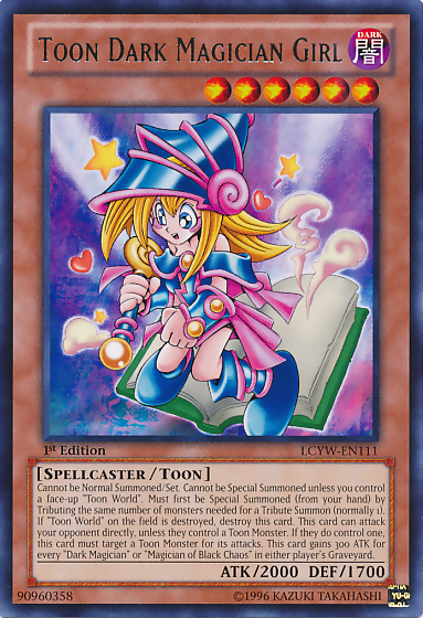 Toon Dark Magician Girl [LCYW-EN111] Rare | RetroPlay Games