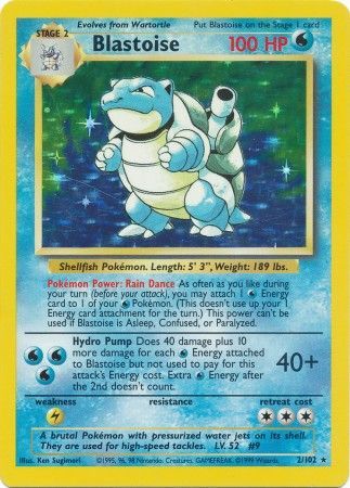 Blastoise (2/102) [Base Set Unlimited] | RetroPlay Games