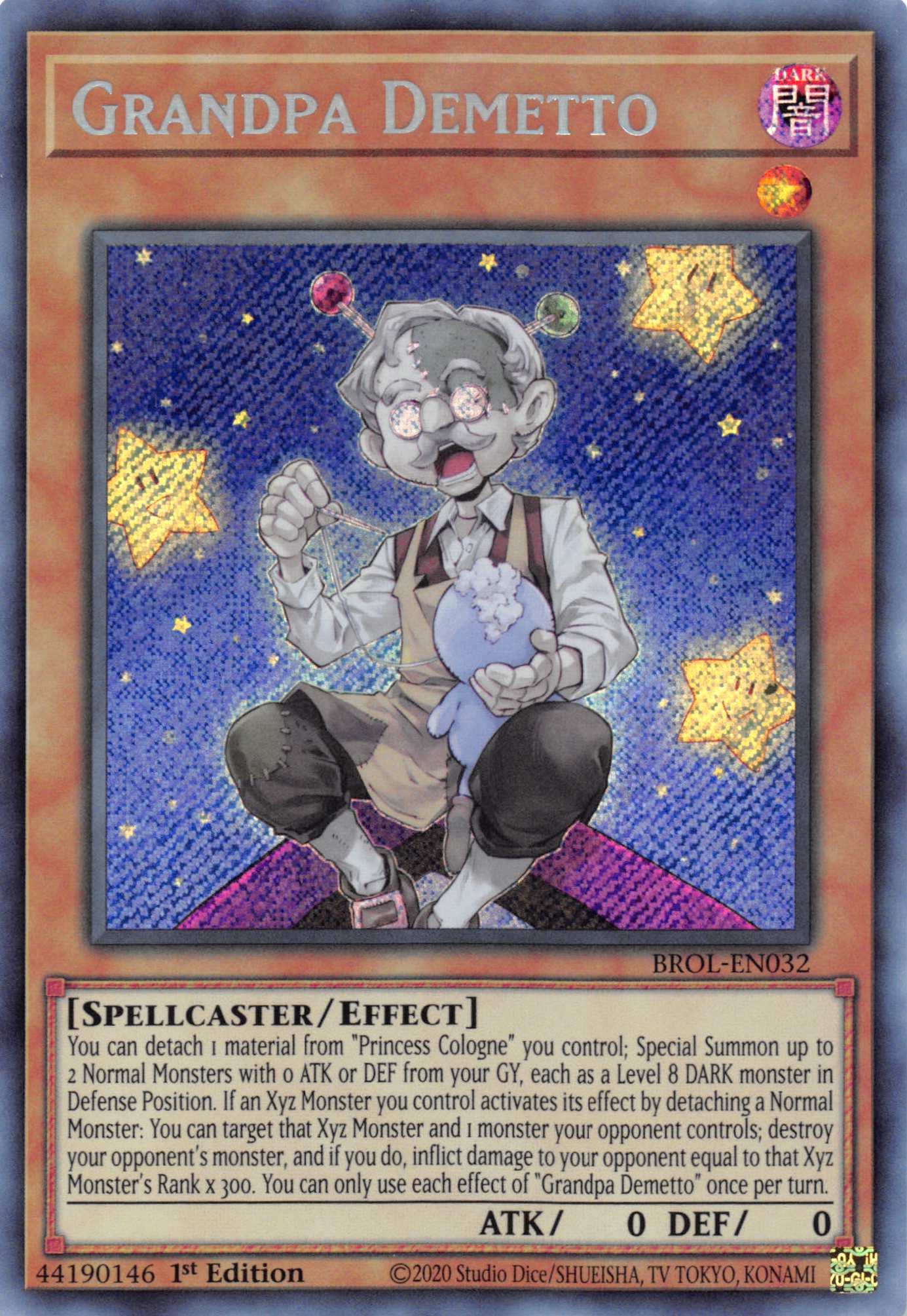 Grandpa Demetto [BROL-EN032] Secret Rare | RetroPlay Games