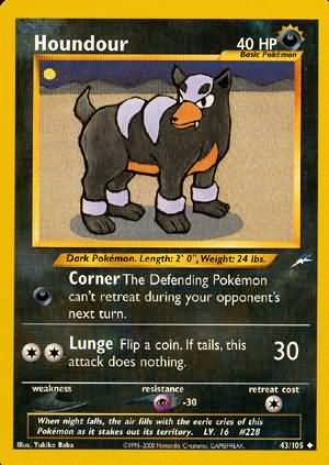 Houndour (43/105) [Neo Destiny Unlimited] | RetroPlay Games