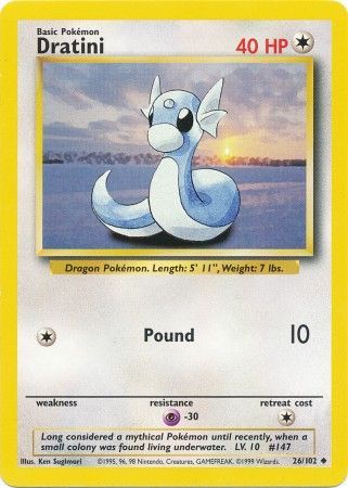 Dratini (26/102) [Base Set Unlimited] | RetroPlay Games