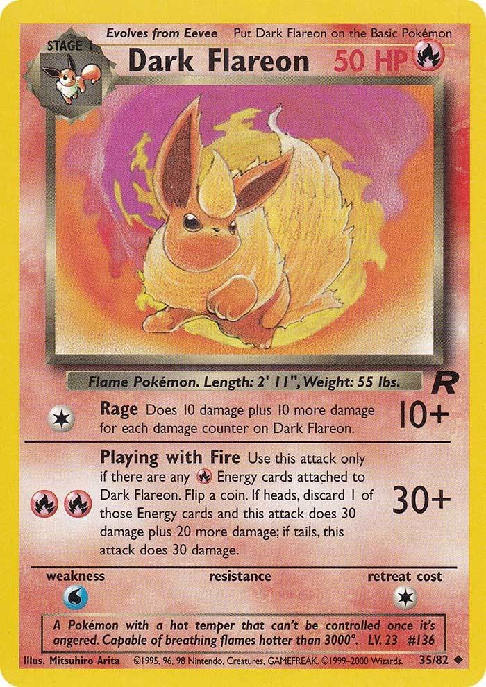 Dark Flareon (35/82) [Team Rocket Unlimited] | RetroPlay Games