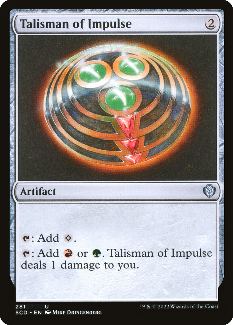 Talisman of Impulse [Starter Commander Decks] | RetroPlay Games