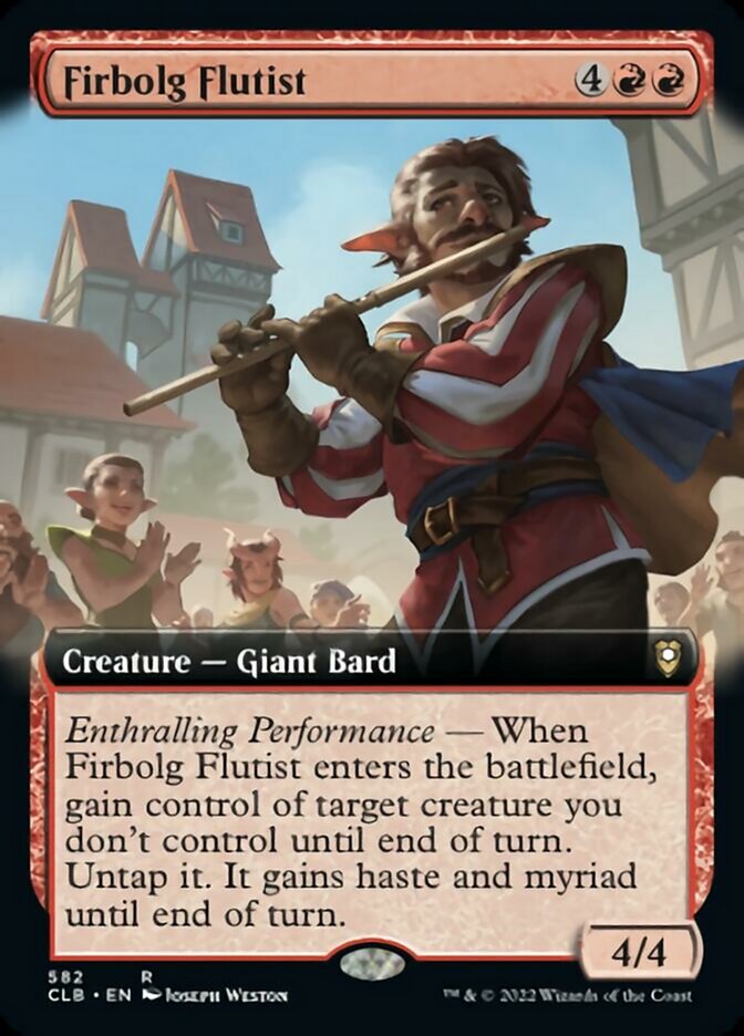 Firbolg Flutist (Extended Art) [Commander Legends: Battle for Baldur's Gate] | RetroPlay Games