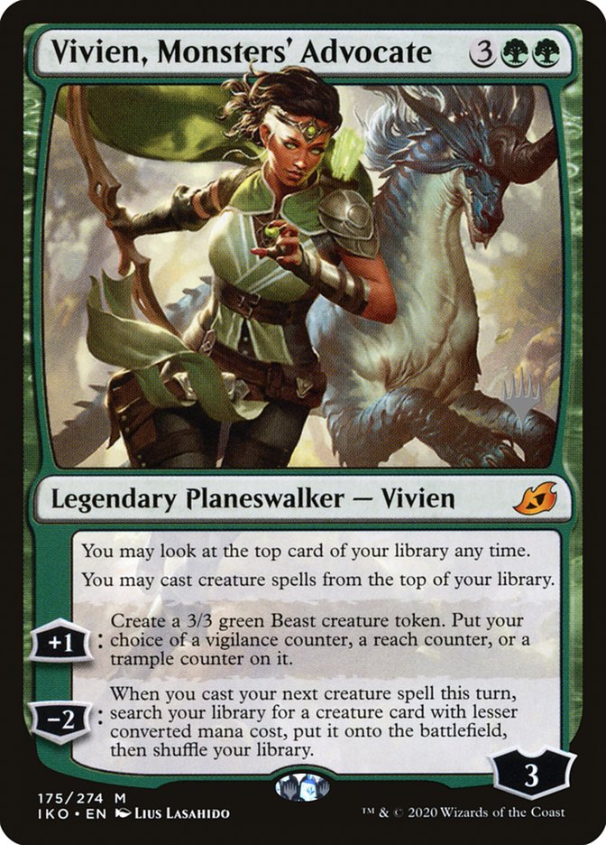 Vivien, Monsters' Advocate (Promo Pack) [Ikoria: Lair of Behemoths Promos] | RetroPlay Games