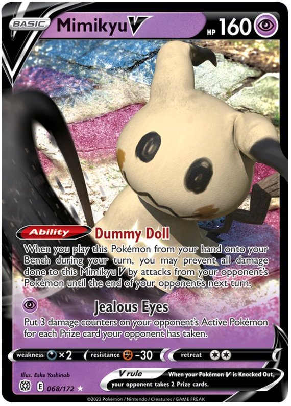 Mimikyu V (068/172) [Sword & Shield: Brilliant Stars] | RetroPlay Games