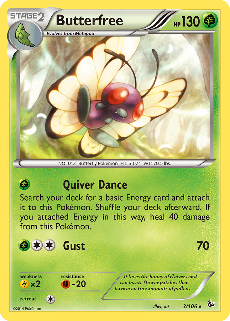 Butterfree (3/106) [XY: Flashfire] | RetroPlay Games