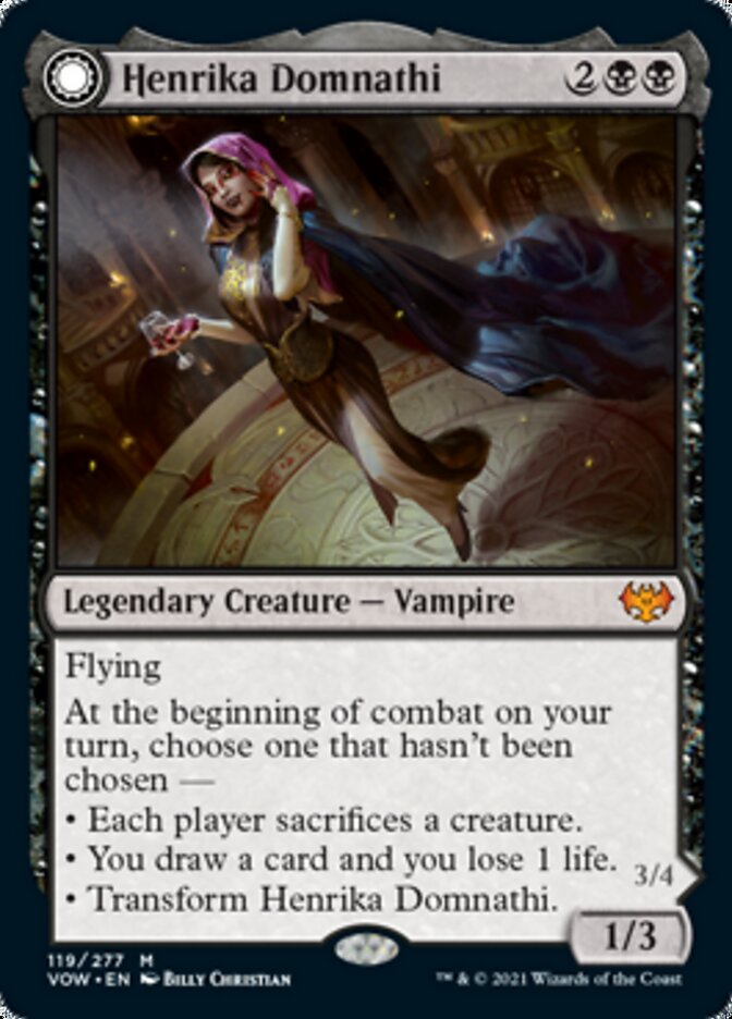 Henrika Domnathi // Henrika, Infernal Seer [Innistrad: Crimson Vow] | RetroPlay Games