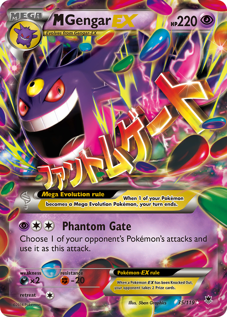 M Gengar EX (35/119) [XY: Phantom Forces] | RetroPlay Games