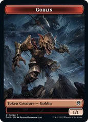 Zombie Knight // Goblin Double-sided Token [Dominaria United Commander Tokens] | RetroPlay Games