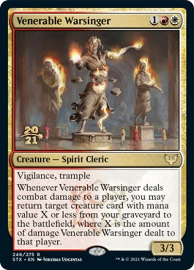 Venerable Warsinger [Strixhaven: School of Mages Prerelease Promos] | RetroPlay Games