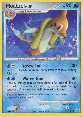 Floatzel (2/12) [Diamond & Pearl: Trainer Kit - Manaphy] | RetroPlay Games