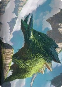 Yasharn, Implacable Earth Art Card [Zendikar Rising Art Series] | RetroPlay Games