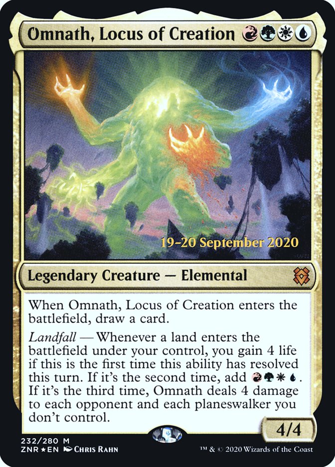 Omnath, Locus of Creation  [Zendikar Rising Prerelease Promos] | RetroPlay Games