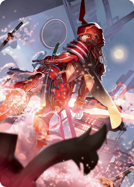 Peerless Samurai Art Card [Kamigawa: Neon Dynasty Art Series] | RetroPlay Games