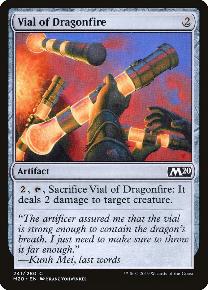 Vial of Dragonfire [Core Set 2020] | RetroPlay Games