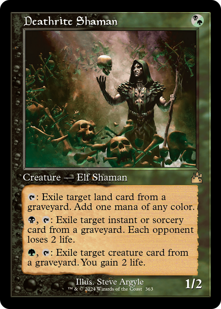 Deathrite Shaman (Retro Frame) [Ravnica Remastered] | RetroPlay Games