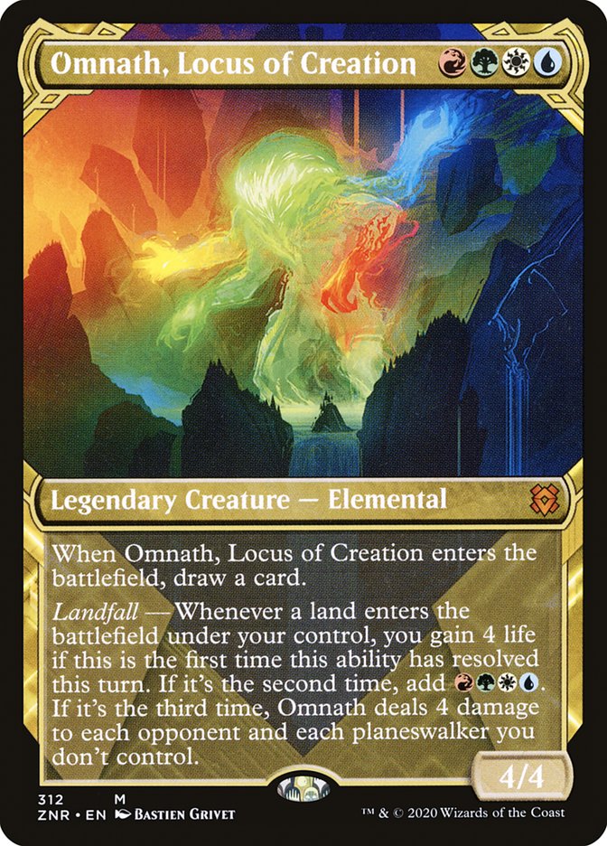 Omnath, Locus of Creation (Showcase) [Zendikar Rising] | RetroPlay Games