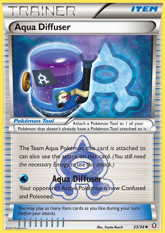 Aqua Diffuser (23/34) [XY: Double Crisis] | RetroPlay Games