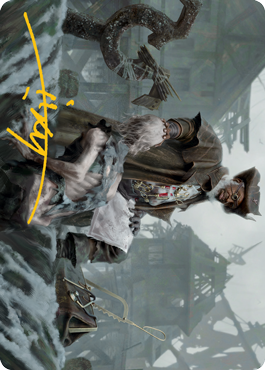 Jadar, Ghoulcaller of Nephalia Art Card (Gold-Stamped Signature) [Innistrad: Midnight Hunt Art Series] | RetroPlay Games