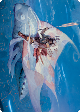 Sky-Blessed Samurai Art Card [Kamigawa: Neon Dynasty Art Series] | RetroPlay Games