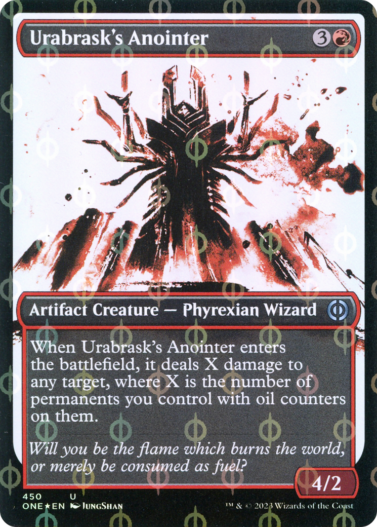 Urabrask's Anointer (Showcase Ichor Step-and-Compleat Foil) [Phyrexia: All Will Be One] | RetroPlay Games