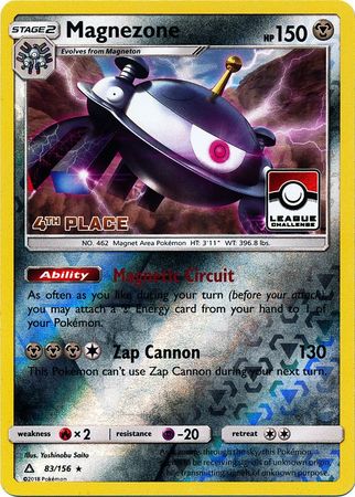 Magnezone (83/156) (League Promo 4th Place) [Sun & Moon: Ultra Prism] | RetroPlay Games