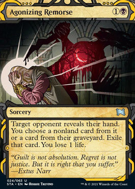 Agonizing Remorse (Etched Foil) [Strixhaven Mystical Archive] | RetroPlay Games