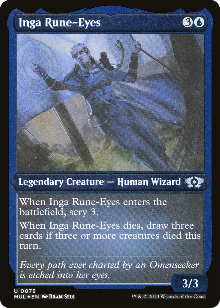 Inga Rune-Eyes (Foil Etched) [Multiverse Legends] | RetroPlay Games