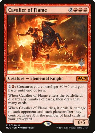 Cavalier of Flame [Core Set 2020 Promos] | RetroPlay Games