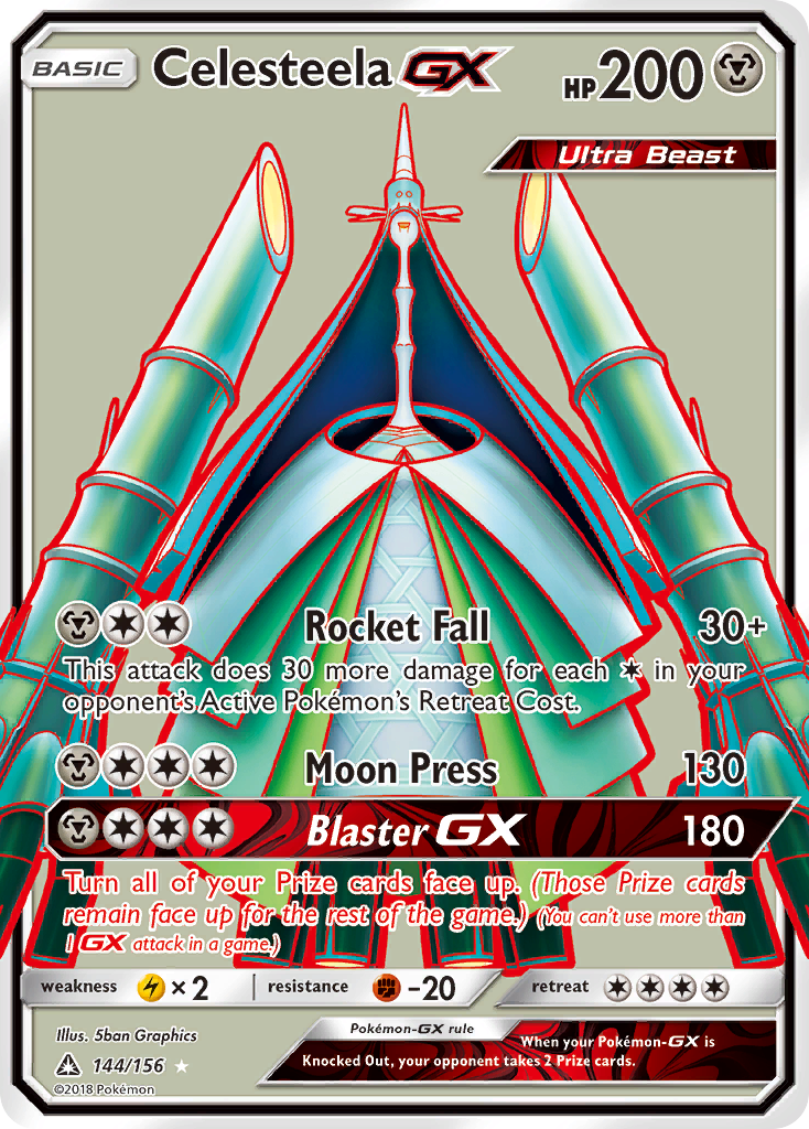 Celesteela GX (144/156) [Sun & Moon: Ultra Prism] | RetroPlay Games