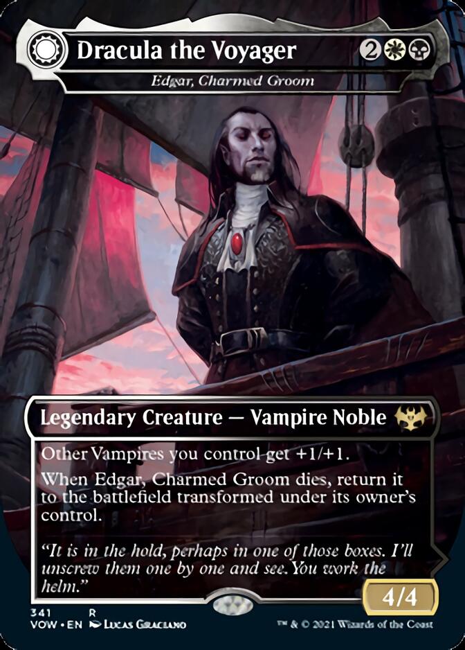 Edgar, Charmed Groom // Edgar Markov's Coffin - Dracula the Voyager // Casket of Native Earth [Innistrad: Crimson Vow] | RetroPlay Games