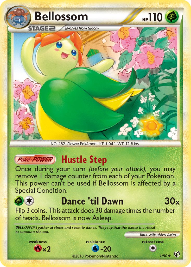 Bellossom (1/90) (Theme Deck Exclusive) [HeartGold & SoulSilver: Undaunted] | RetroPlay Games