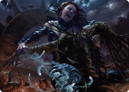 Olivia's Midnight Ambush Art Card [Innistrad: Midnight Hunt Art Series] | RetroPlay Games
