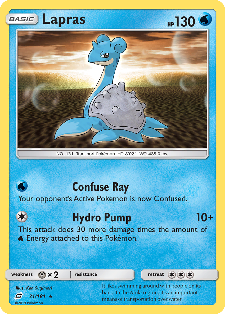 Lapras (31/181) [Sun & Moon: Team Up] | RetroPlay Games