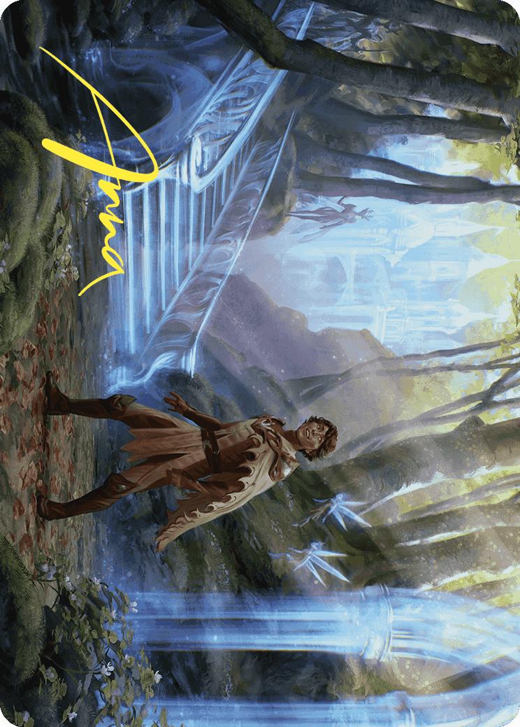 Into the Fae Court Art Card (Gold-Stamped Signature) [Wilds of Eldraine Art Series] | RetroPlay Games