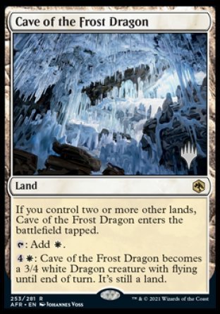 Cave of the Frost Dragon (Promo Pack) [Dungeons & Dragons: Adventures in the Forgotten Realms Promos] | RetroPlay Games