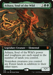 Ashaya, Soul of the Wild (Extended Art) [Zendikar Rising] | RetroPlay Games