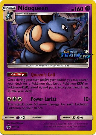 Nidoqueen (SM160) (Staff) [Sun & Moon: Black Star Promos] | RetroPlay Games