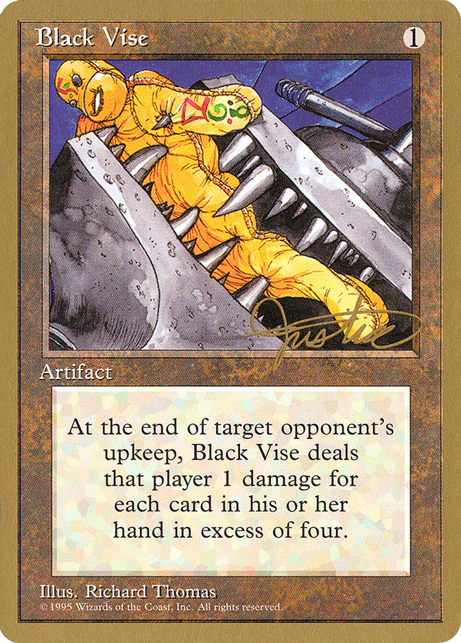 Black Vise (Mark Justice) [Pro Tour Collector Set] | RetroPlay Games