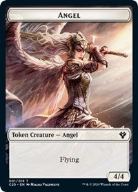 Angel // Elemental (010) Double-sided Token [Commander 2020 Tokens] | RetroPlay Games